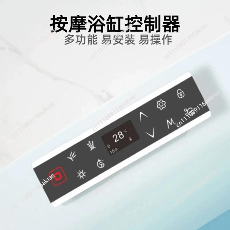 

for H2720B Bathtub Controller System Multiple-Function Bathtub Panel Bluetooth Music Smart Massage Spa Tub Controller