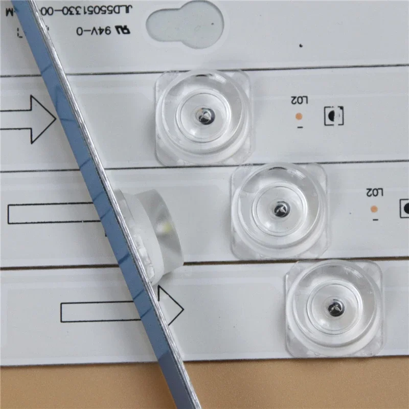 テレビ LED フルアレイバー TCL B55A558U 55S4900 バックライトストリップ TOT_55D2900 マトリックスキット LED ランプレンバンド 4C-LB5505-HR 定規