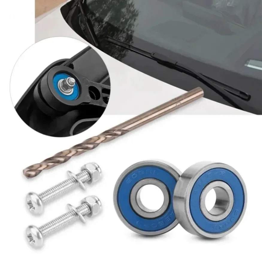 1set Windshield Windscreen Wiper Arm Repair Bearing Fix Kit Tool Fit for Renault Grand Scenic 2 II