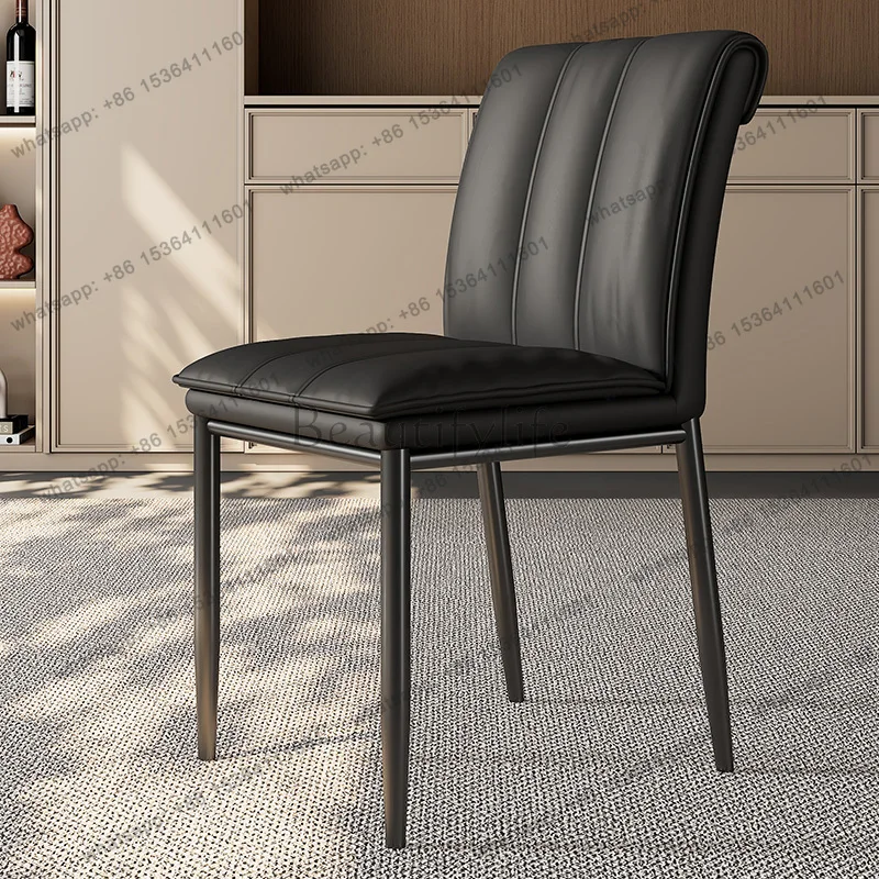 Juego de 2 sillas de comedor creativas de primera calidad, silla de comedor estética de diseño moderno, muebles minimalistas para comedor Sedie Da Cucina