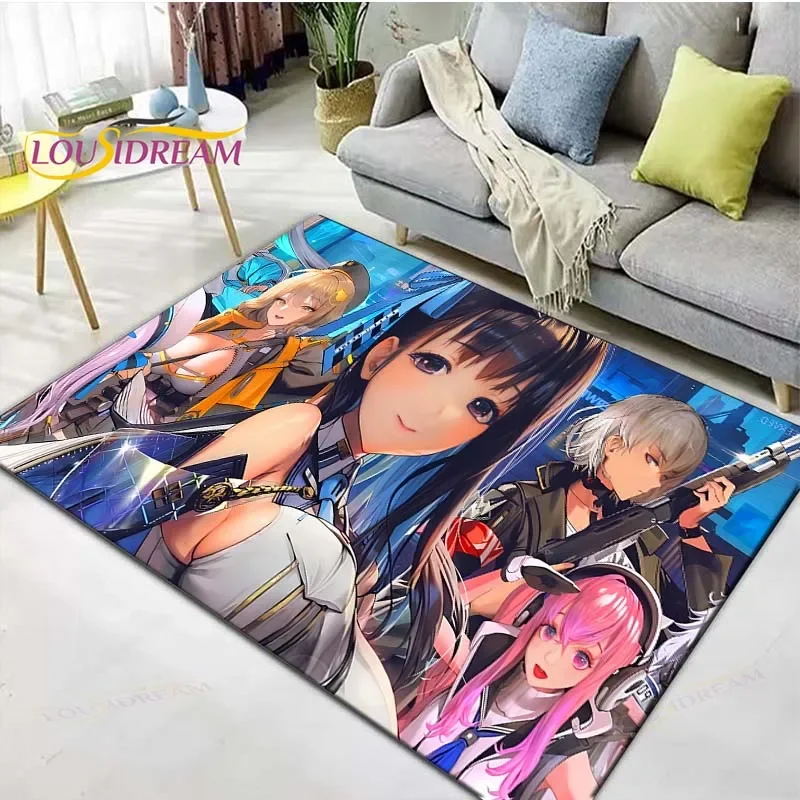 

Hot Game Characters Nikke Goddess of Victory Carpet Outdoor Rug Area Rug Non-slip Carpet Bedroom Decor Carpet for Gift