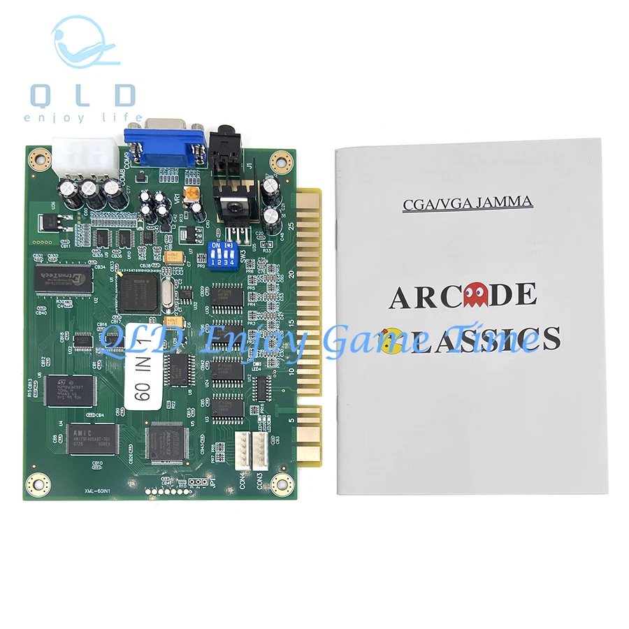 Classic Jamma PCB Multi Game Board for Horizontal or Vertical