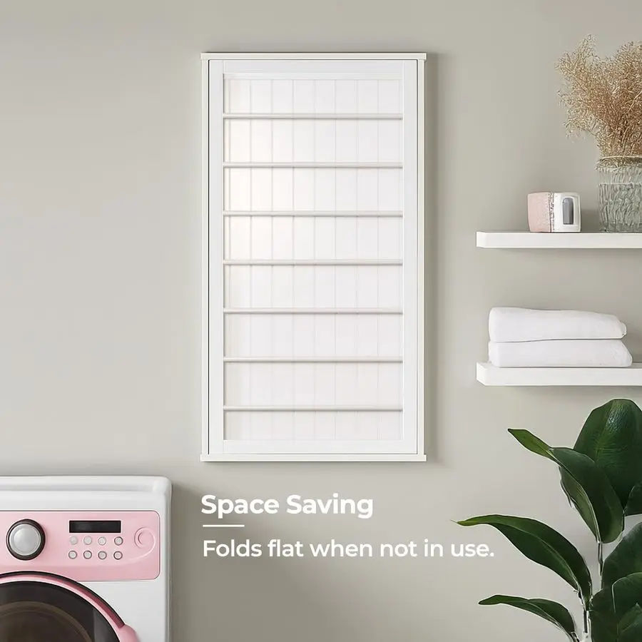 The Perfect Wall Mounted Clothes Rack with Drying Rod and Drying Rack, A SpaceSaving, Efficient Solution for Drying Clothes at H