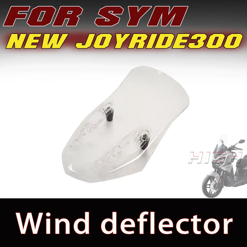 Fit FOR SYM NEW JOYRIDE 300 Windscreen Windshield Wind Deflector Protector