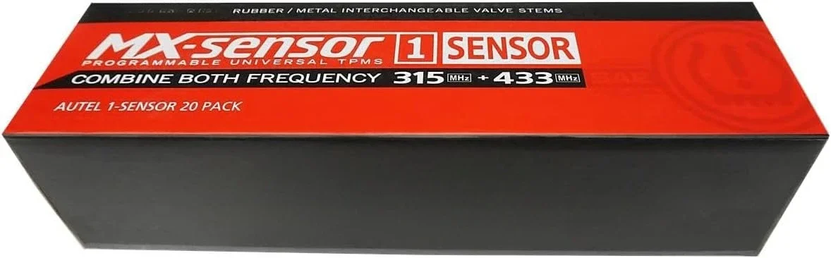 

Hot sale.1-Sensor - Bulk of (20) Individually Bagged with Rubber Press-in Valve 300010, Black