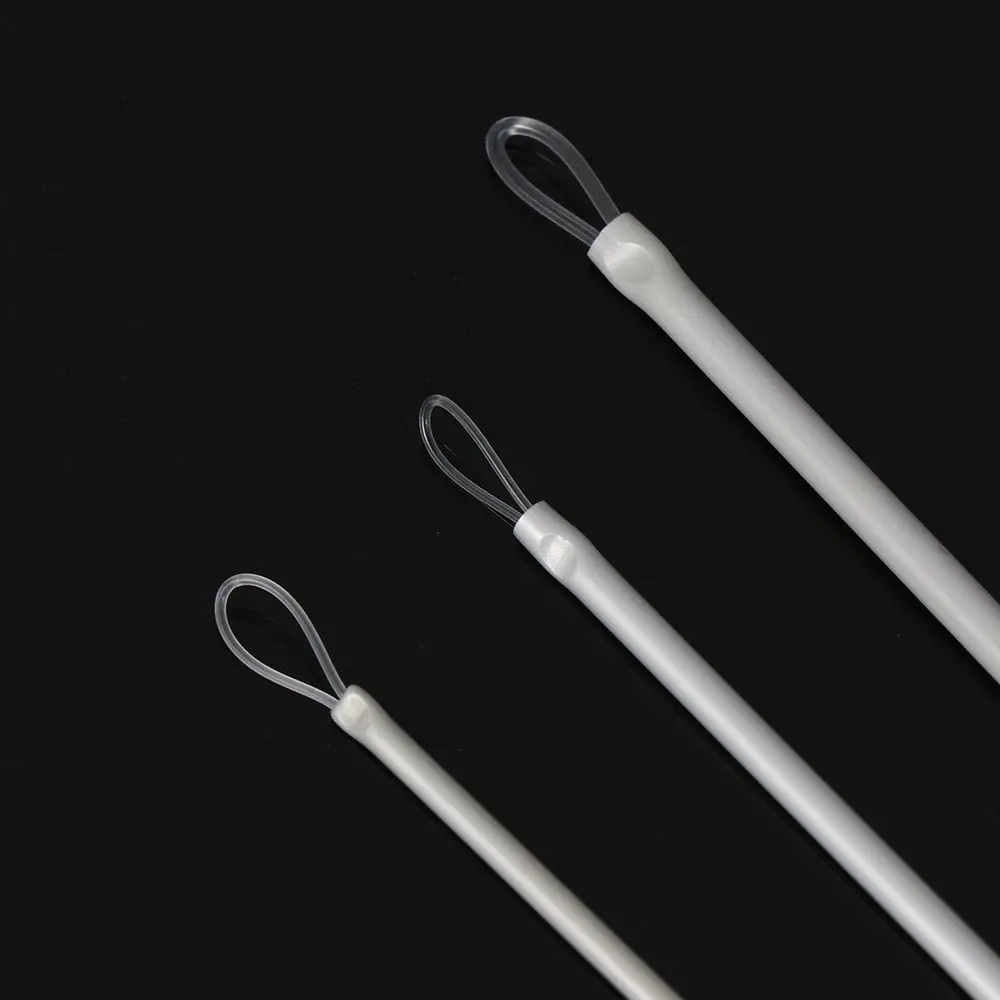 3pcs/set Ergonomic Handle Wool Thick Knitter Crochet Hook Big Eye Knitting Needles Nylon Wire Yarn Sewing Needles