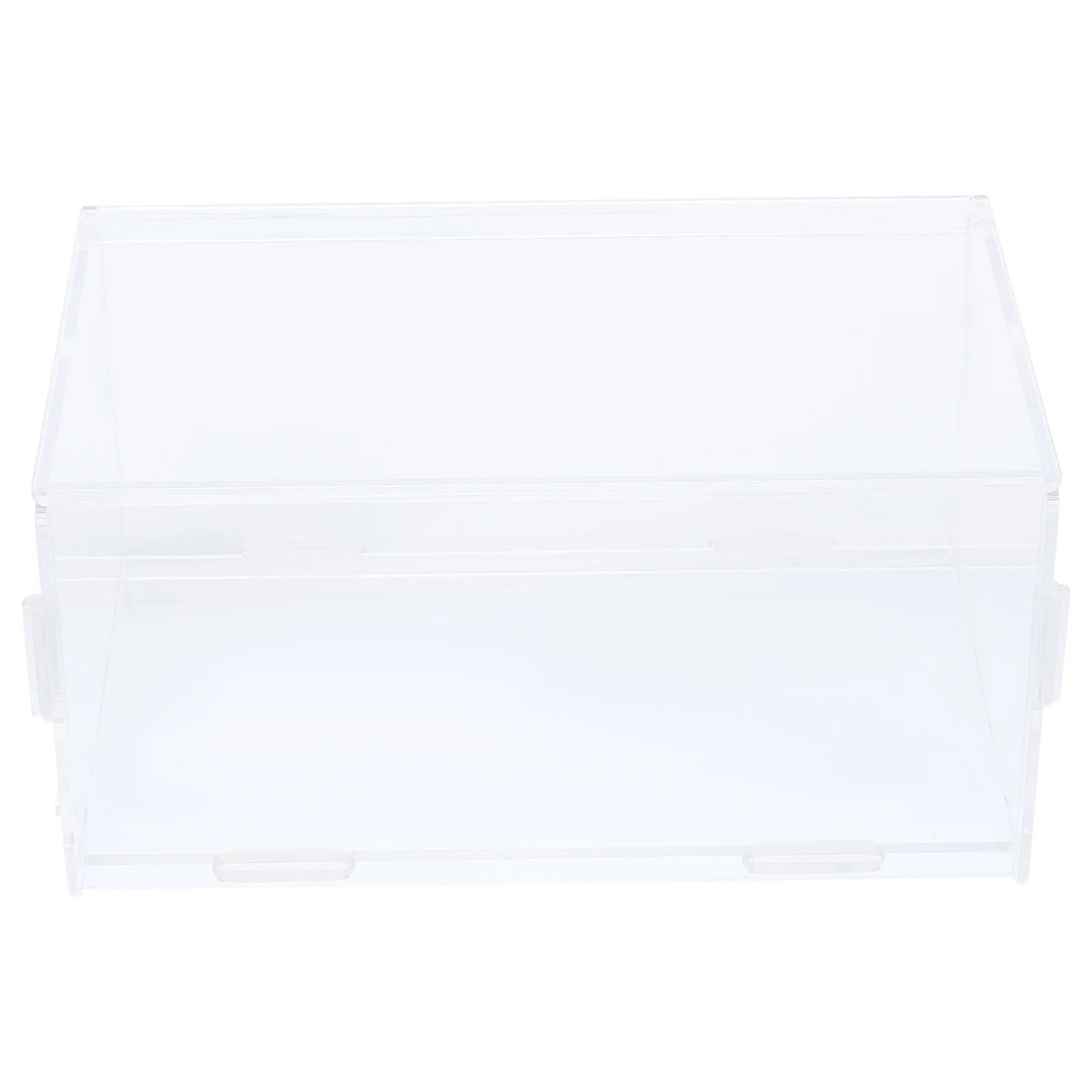 

Acrylic Flip-Open Storage Box Dryer Sheet Holder Transparent Laundry Room Organizer Dryer Paper Container with Lid Multi-Purpose