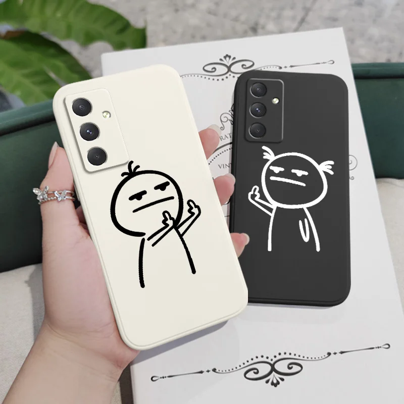 Funny Friend Phone Case For Samsung Galaxy A55 A35 A25 A15 A05 A05S A54 A34 A24 A14 A04 A04S A04E 4G 5G Cover