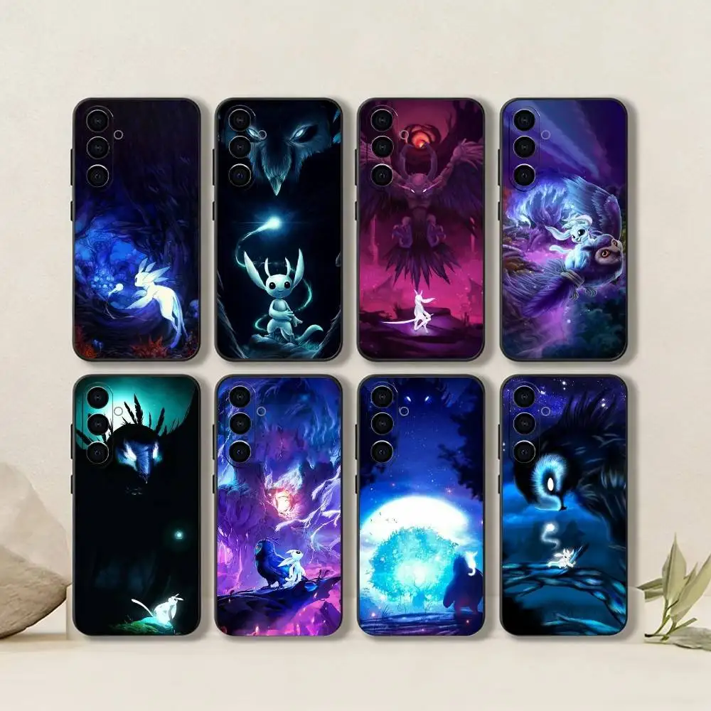 Rabbit-GAME-Ori and the Will of the Wisps   Phone Case Black Silicone Soft For Samsung Galaxy A73,A72,A71,A70,A53,A52,A51