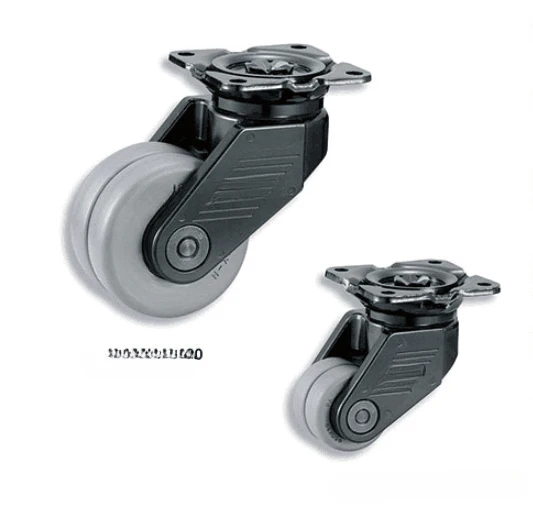 K-100X-N-75/100/150 super heavy double wheel movable casters without blocking blocks