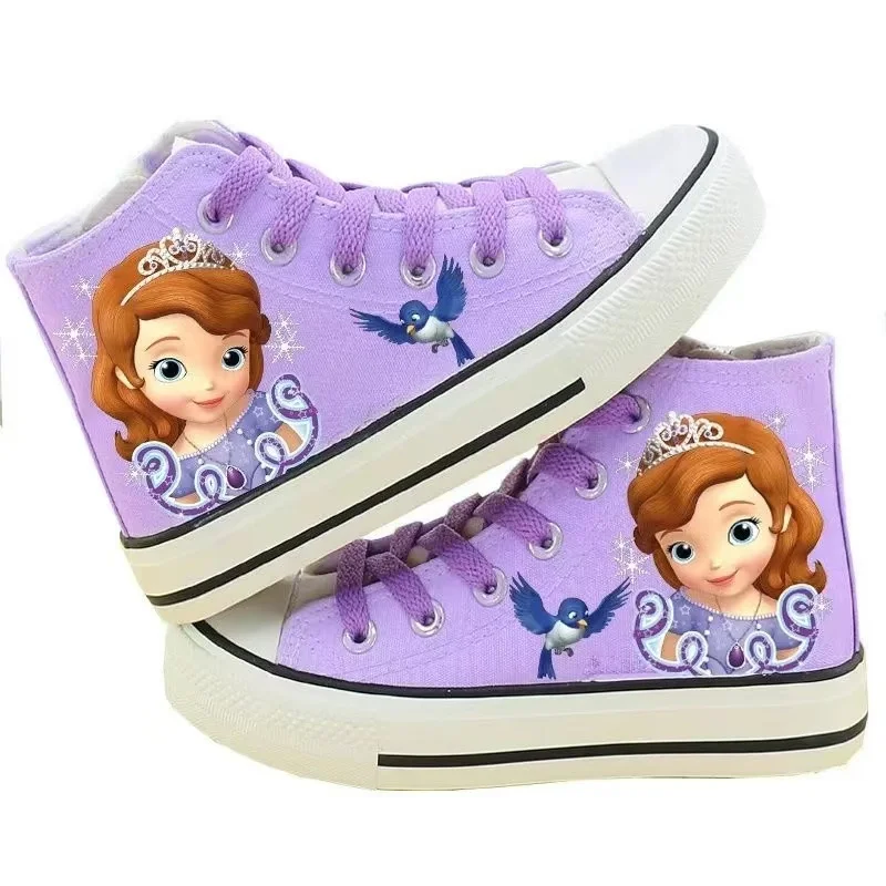 hello kitty Queen Elsa Anna real photo new drop shipping Girls' Small Fashion Children's Cartoon kids child skate causel shoes