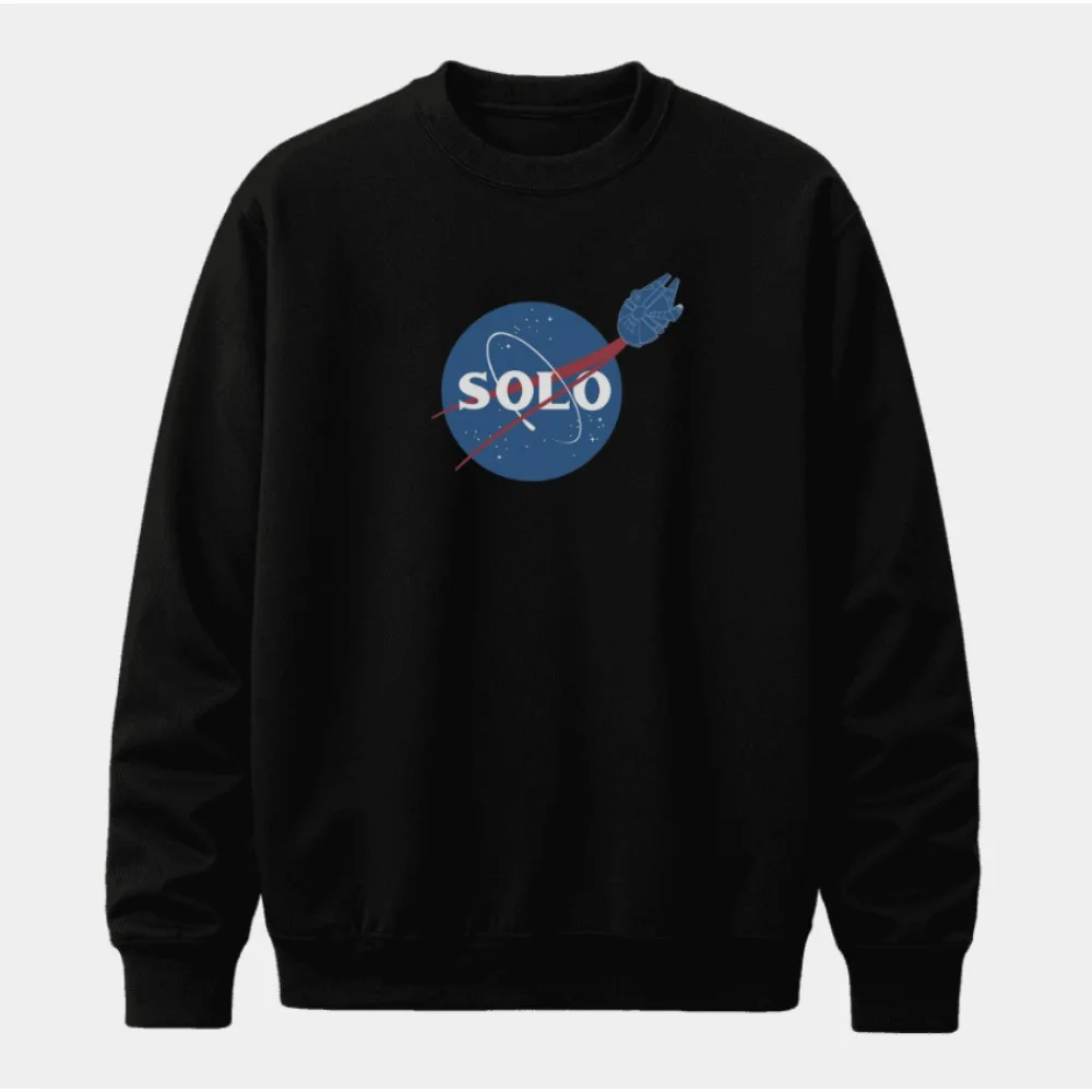 

Мужские и женские толстовки с круглым вырезом и принтом «Американские звездные войны», 2022, свободная осенняя модная спортивная одежда из хлопка