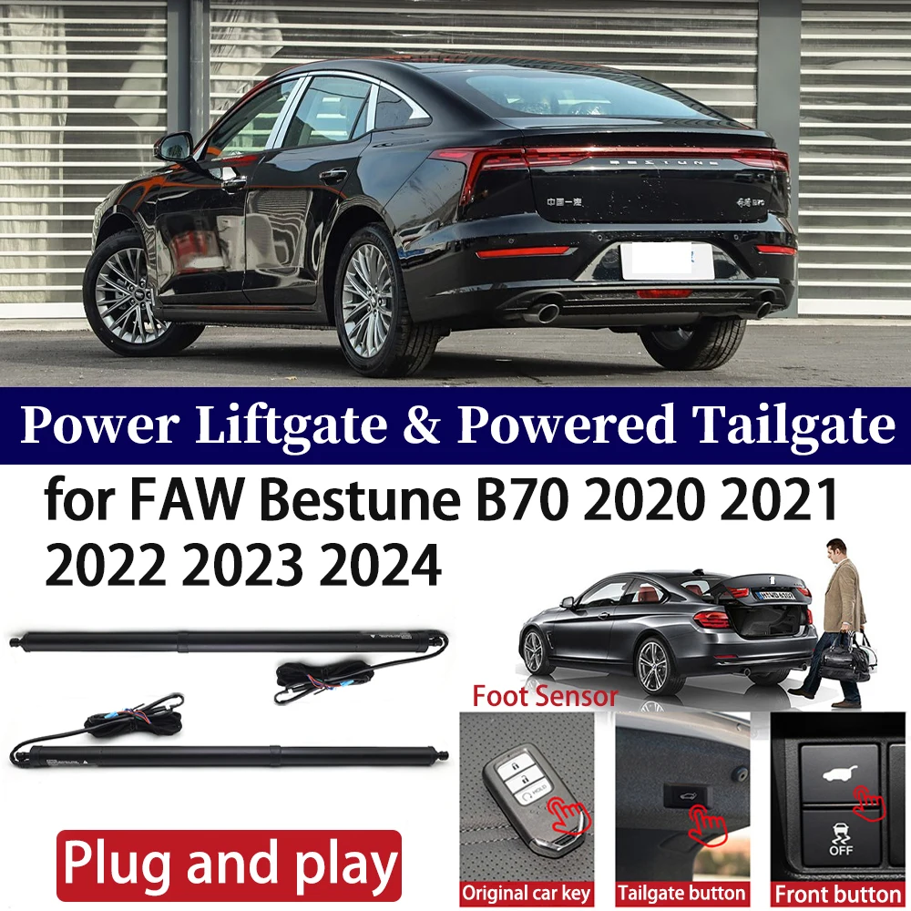

for FAW Bestune B70 2020 2021 2022 2023 2024 Car OEM Power Liftgate Automatic One-Click Powered Tailgate Strut Plug and paly