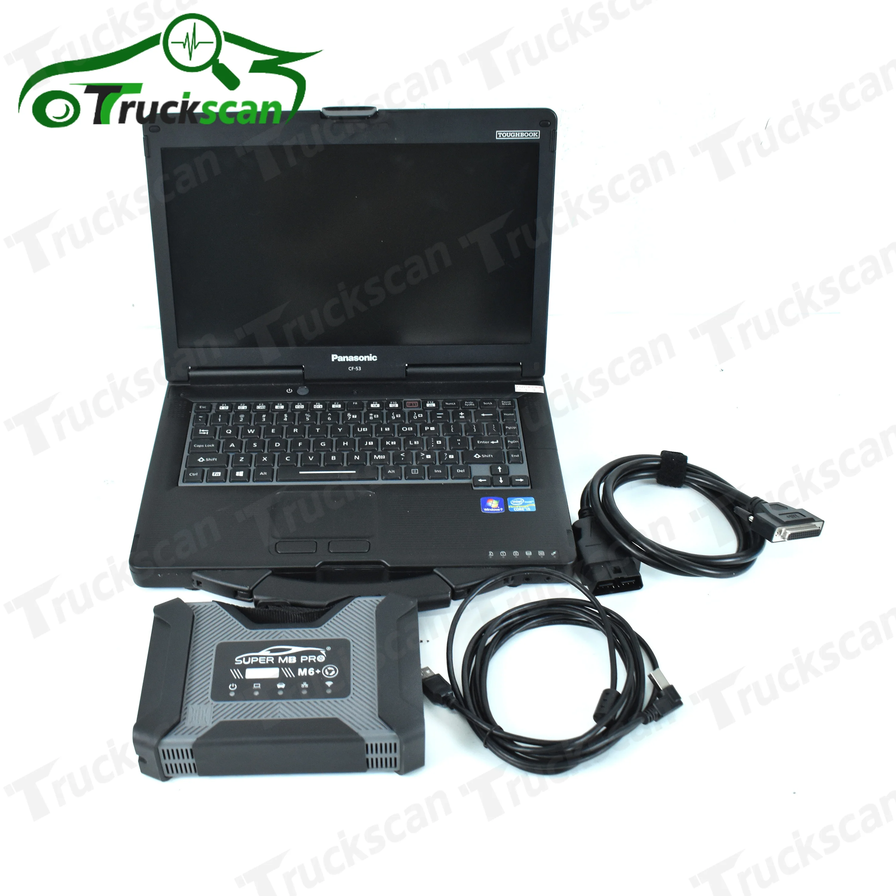 CF53Laptop and FOR Super MB Pro M6 plus M6+ for Benz Car Truck Diagnosis Tool Full DOIP