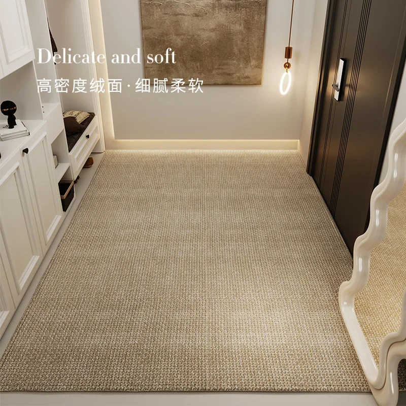 1PC Bathroom Mat Non-Slip Bathtub Rugs Thick Memory Absorbent Linen Jute MatSoft Home Floor Carpet For Living Rooms Hallways