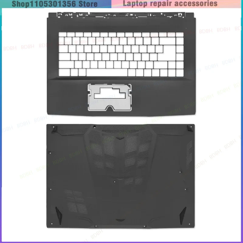 New For Bravo 15 MS-16WK Laptop Screen Back Cover Front Bezel Hinges Palmrest Upper Bottom Base Case Hingecover Replace Cover
