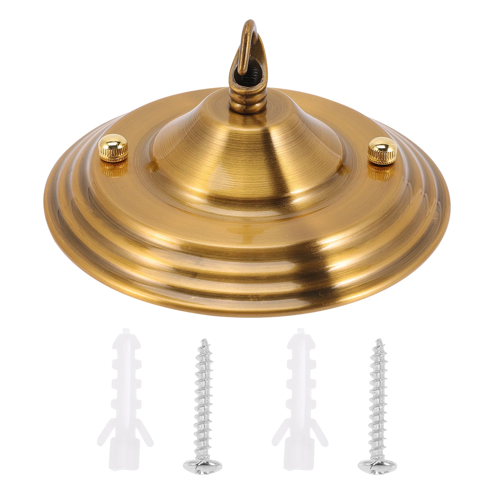 แผ่นครอบโคมไฟระย้าแบบแขวนเพดาน ทำจากเหล็กแข็งแรง ชุดติดตั้งโคมไฟเพดาน สำหรับร้านอาหารและบาร์