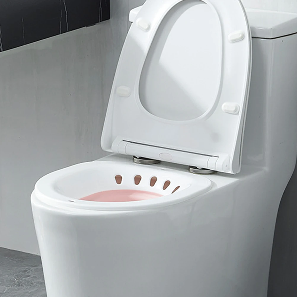 

Pregnant Woman Washing Basin Sitz Bath for Toilet Seat Postpartum Care Bathtub Anti Spilling Holes Foldable Comfortable Fits