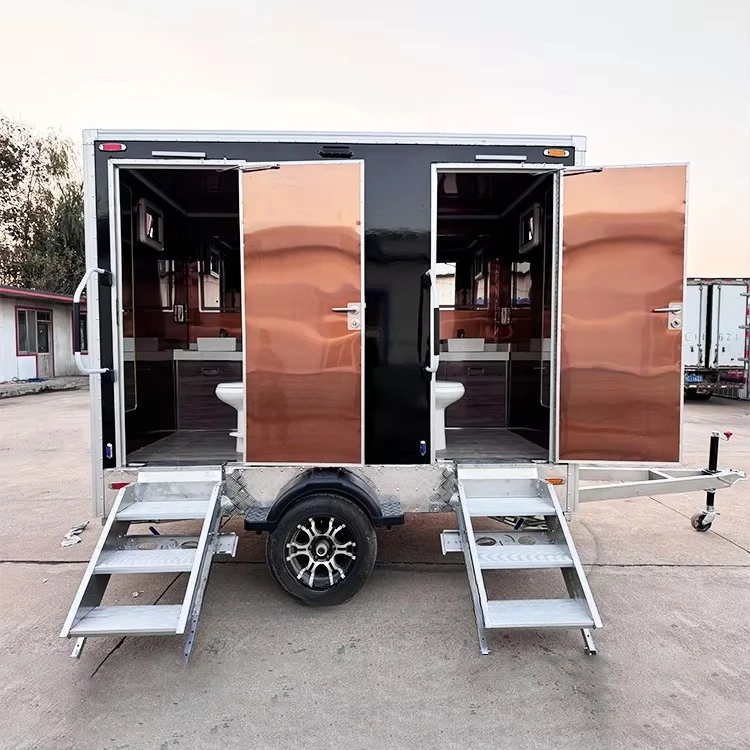 Good Quality Restroom Trailer Mobile Bathroom Portable With Shower Toilet Trailer and China for Sale Outdoor With Low Price
