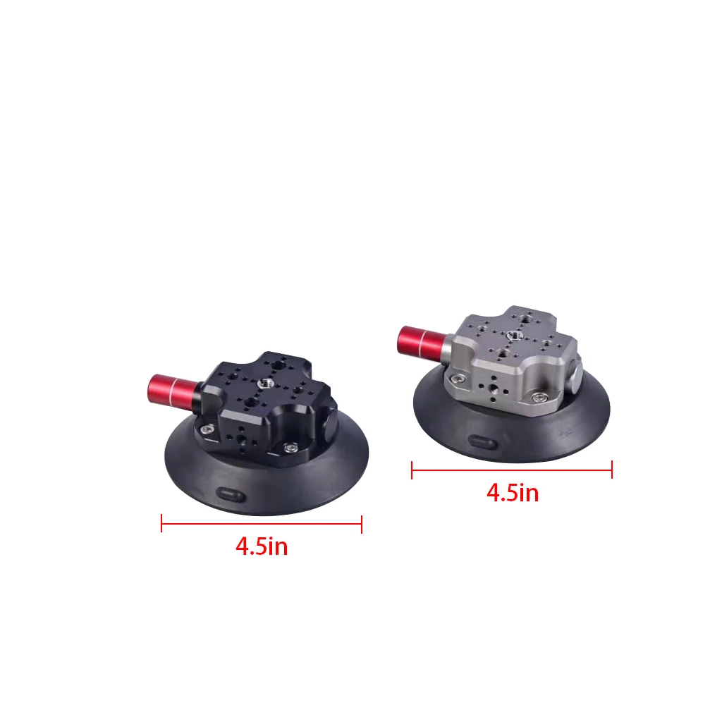 Handpumpe Vakuum Saugnapf 1/4 "3/8" ARRI Ortungsloch Kamera Stabilisator Halterung für GoPro DJI LED Auto Auto Lampe Ständer Halterung – Detail 11