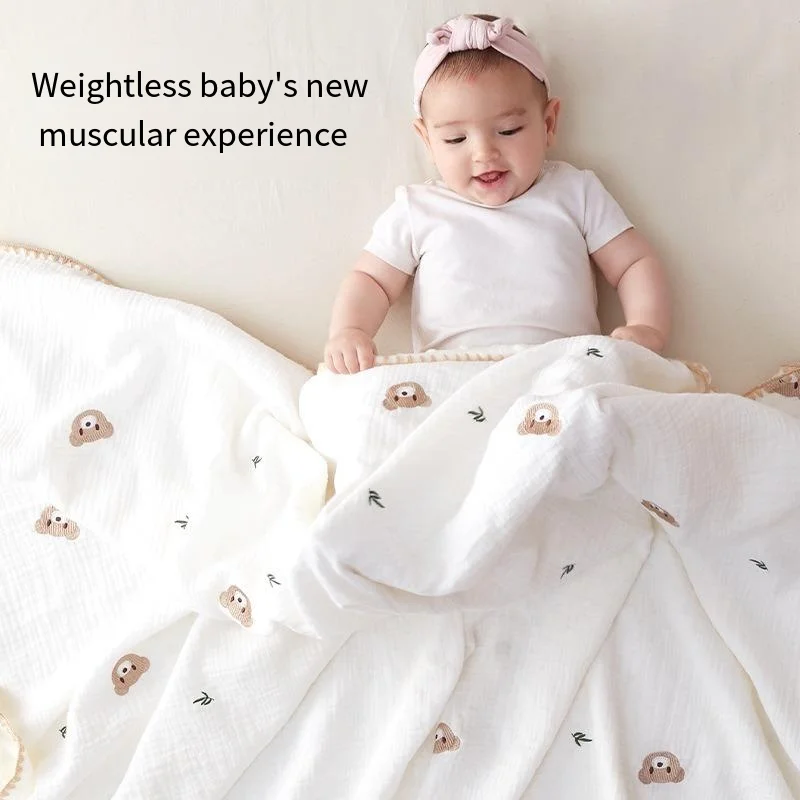 

Baby Bean Blanket Baby Comfort Cover Blanket 4 Seasons Universal Plush Blanket Bean Quilt Children's Air Conditioning Blanket