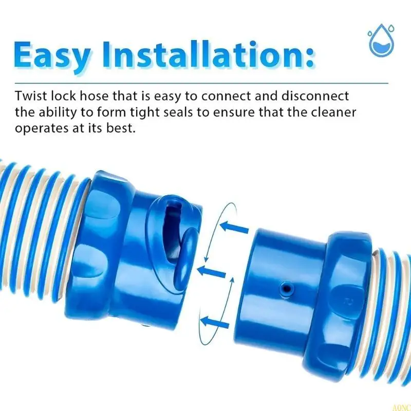 

A0NC Pool Cleaner Twist Lock Hose for X7 MX6 MX8 Swimming Pool Cleaner