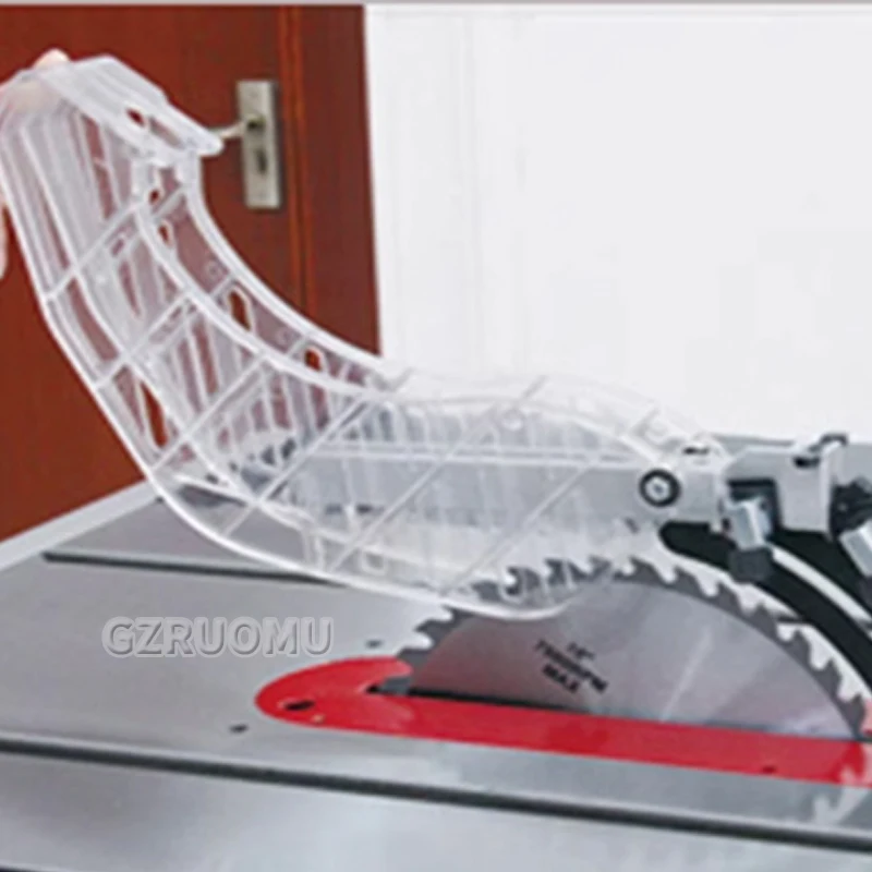 Serra de mesa de 10 polegadas com suporte e tampa protetora 1800W Motor 2800 RPM 1015x 685mm Mesa 90 °   Corte Cruzado e 0-45 °   Chanfro