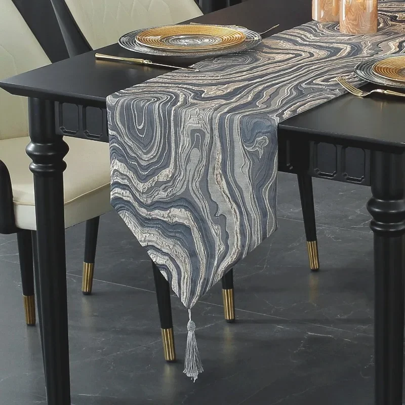 1pcs Light Luxury Home Decoration Table Runner Living Room Dining Table Long Strip Coffee Tables Tea Tables Fabric Table Runner