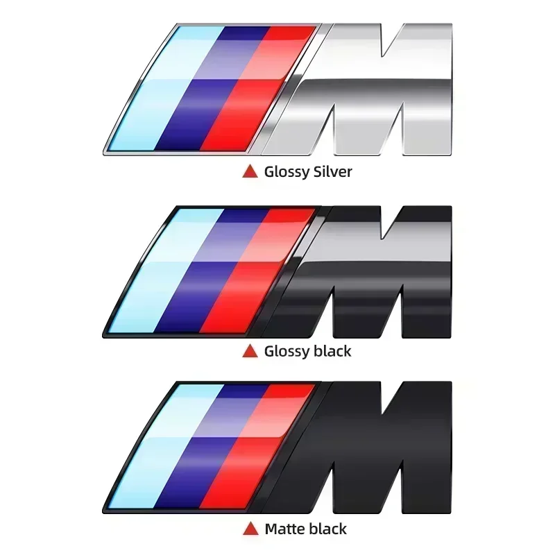 

Car Wing Fender Rear Trunk Emblem Badge Decal Body Stickers Styling For BMW M E36 E60 E90 X2 X1 X3 X5 E46 E39 E70 M3 M5 M6