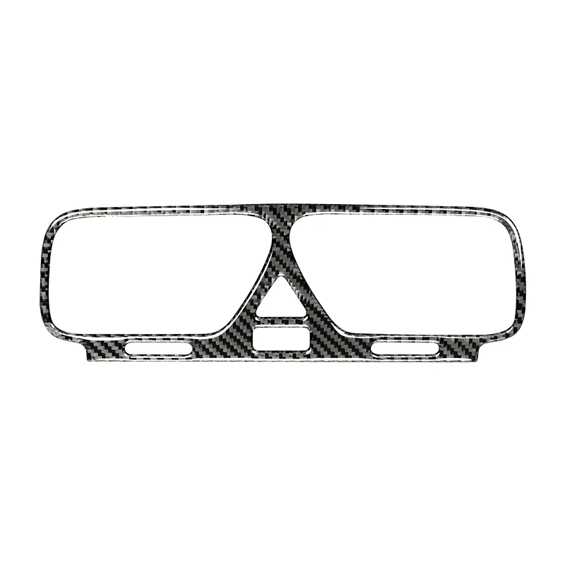 For Volkswagen Scirocco R 2009-2016  Accessories Carbon Fiber Internal Cover Stickers Central Air Vent Decoration Car Styling