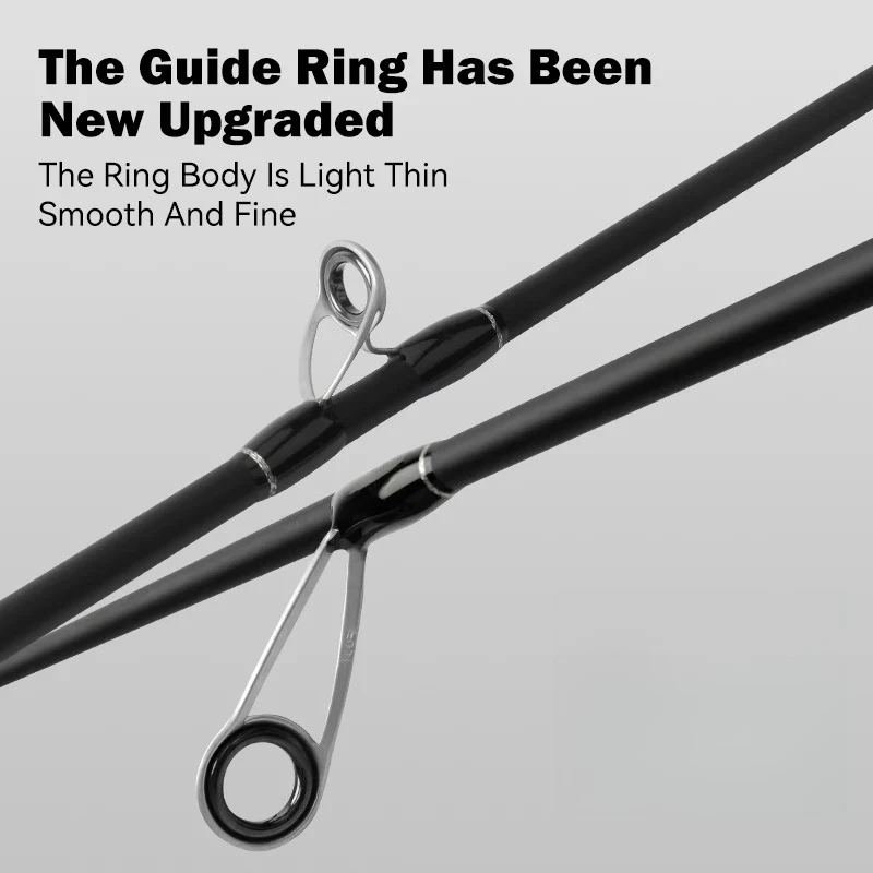 Black Creek Fishing Rod 2 Section Spinning Casting 1.5/1.68/1.8m Travel Rod Baitcasting Ultralight Carbon Fiber Pole Rod