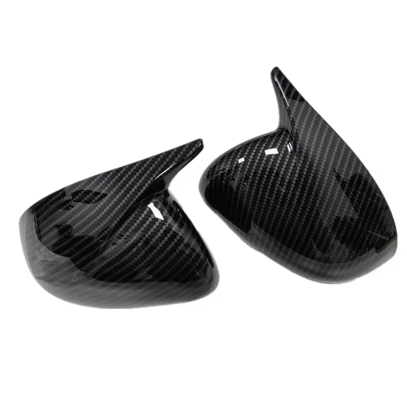 BB-1 زوج مرآة الرؤية الخلفية الإسكان OX القرن غطاء الكسوة لكيا ريو 2011-2016 الجانب مرآة الباب قذيفة قبعات ABS