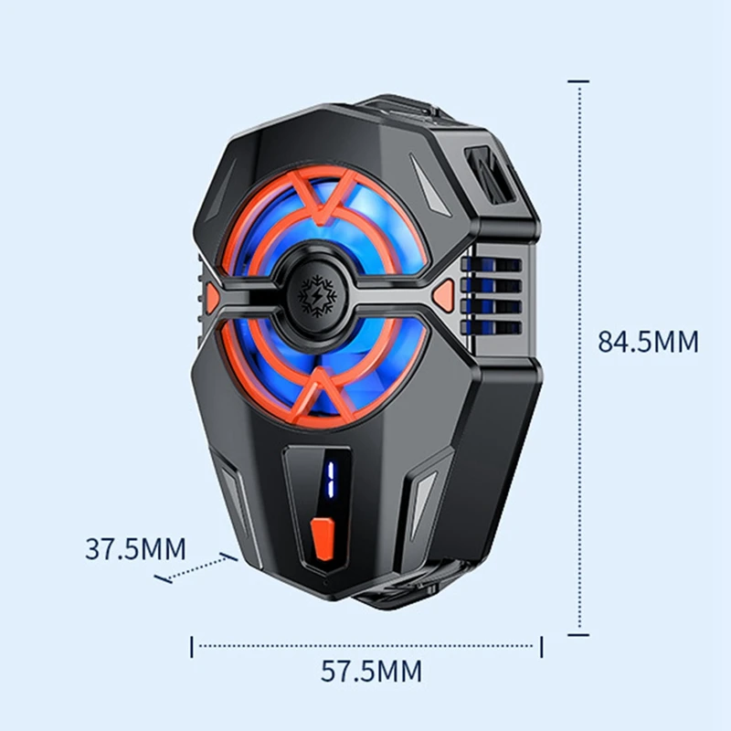 Магнитный радиатор мобильного телефона, кулер для мобильного телефона, охлаждающий вентилятор для телефона с полупроводниковым охлаждающим чипом, для мобильных игр, прочный