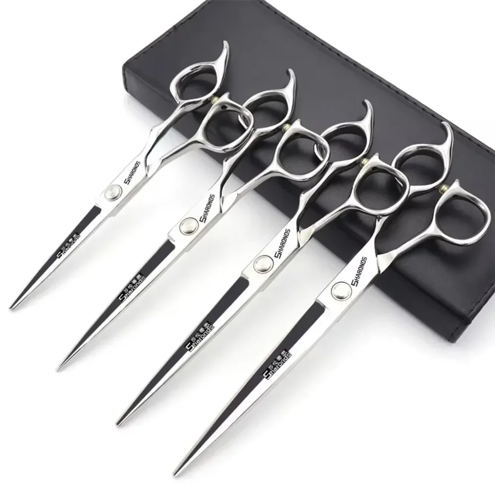 

SHARONDS Hairdressing Scissors Professional 6/6.5/7/7.5/8/9 Inch Barber Specialized Thinning Shear Hairdresser Dedicated Clipper