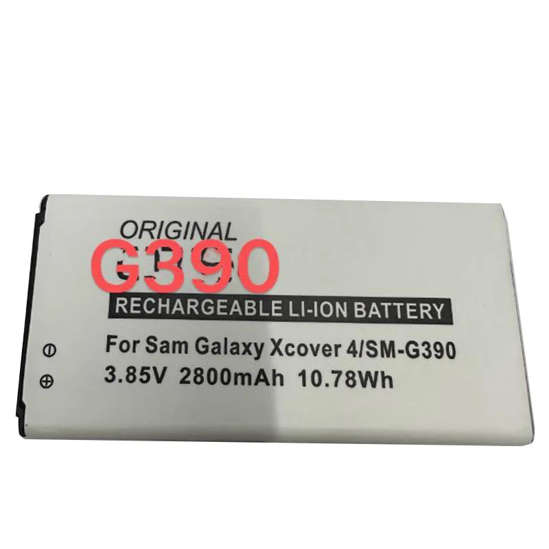 2800mAh battery For Samsung Xcover 4/4s EB-BG390BBE battery G390F cell phone battery replacement