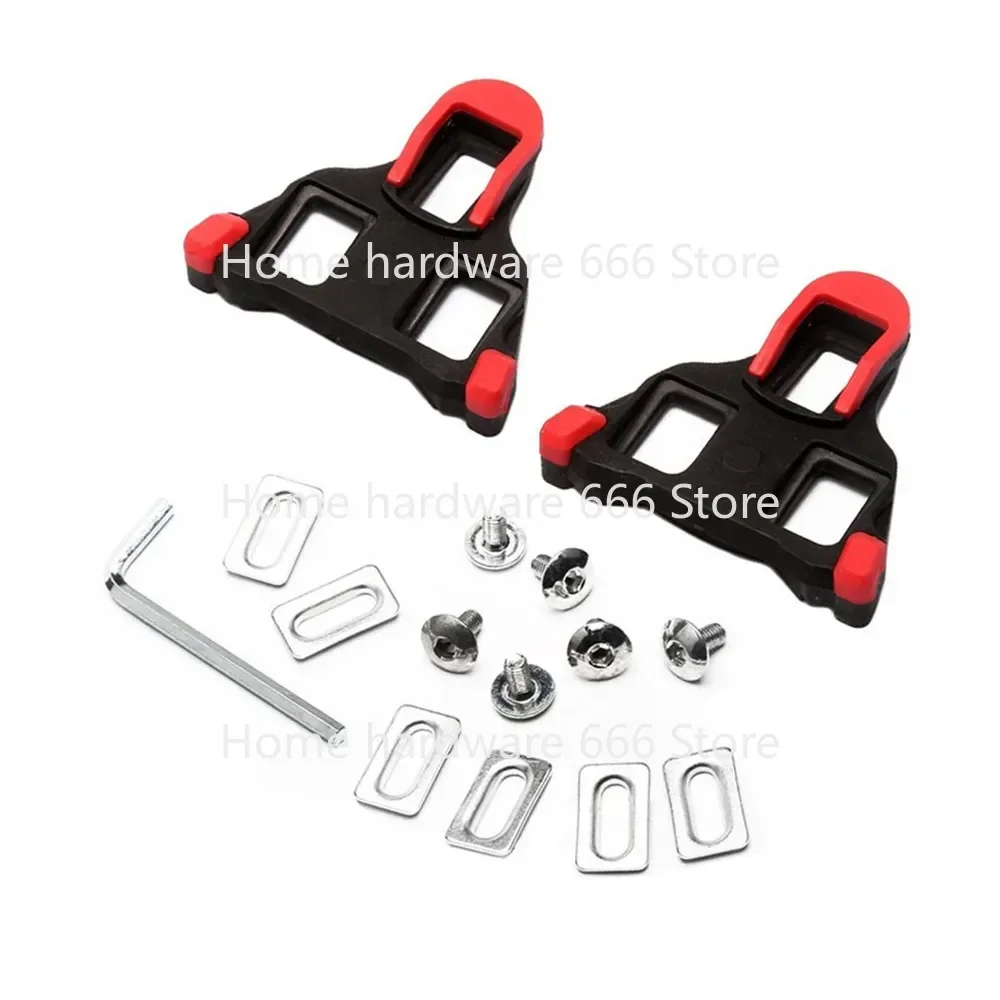 Road Bike Pedal Cleat SPD SL Bicycle Pedals Plate Clip Self-locking Plate Float Pedal Cleats Cycling Shoes Bicycle Accessories