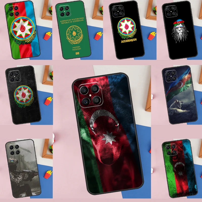 Azerbaijan Flag Case For Honor 200 Pro X9b X9a X8b X8a X8 X9 X9c 50 70 90 Lite Honor Magic 7 5 6 Pro Cover