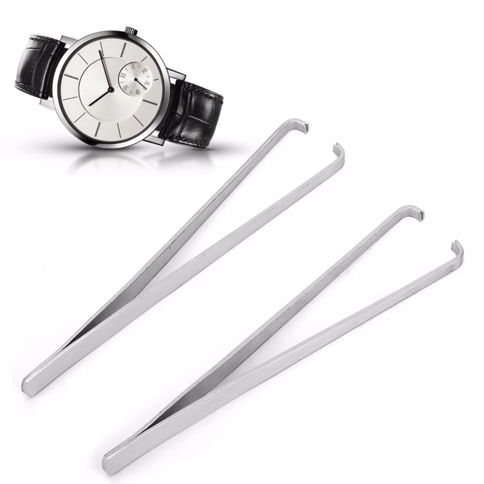 1pcs Stainless Steel Watch Hand Remover Tweezer Watch Minute Second Hour Hand Removal Watch Repair Tool