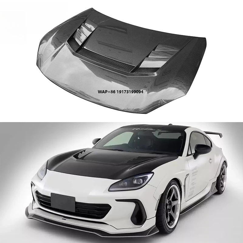 

Carbon Fiber V Style Engine Cover Hood for GR86 ZD8 ZN8 for BRZ Car Engine Valve Cover 2021+
