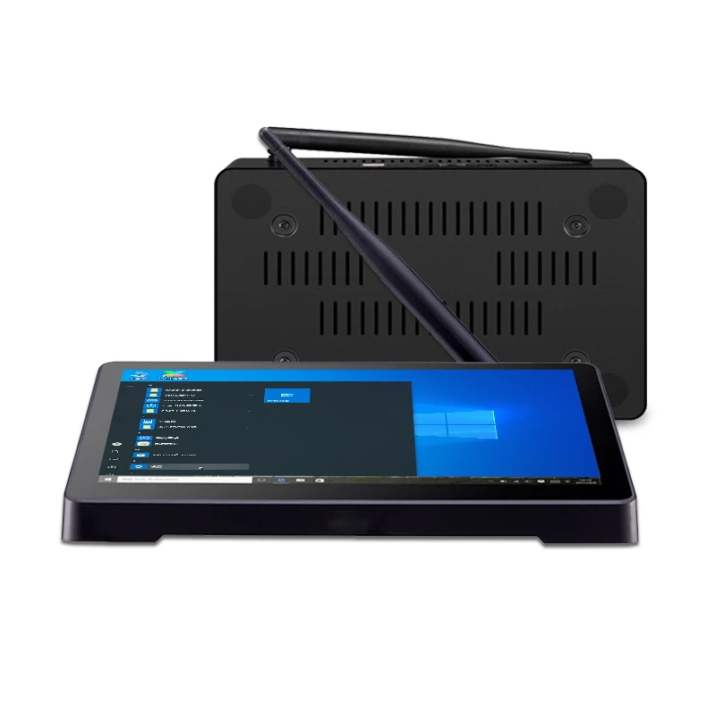 7 Inch Anti-Static Black FHD Capacitive Touch Industrial Panel Pc All in One Mini Box Pc