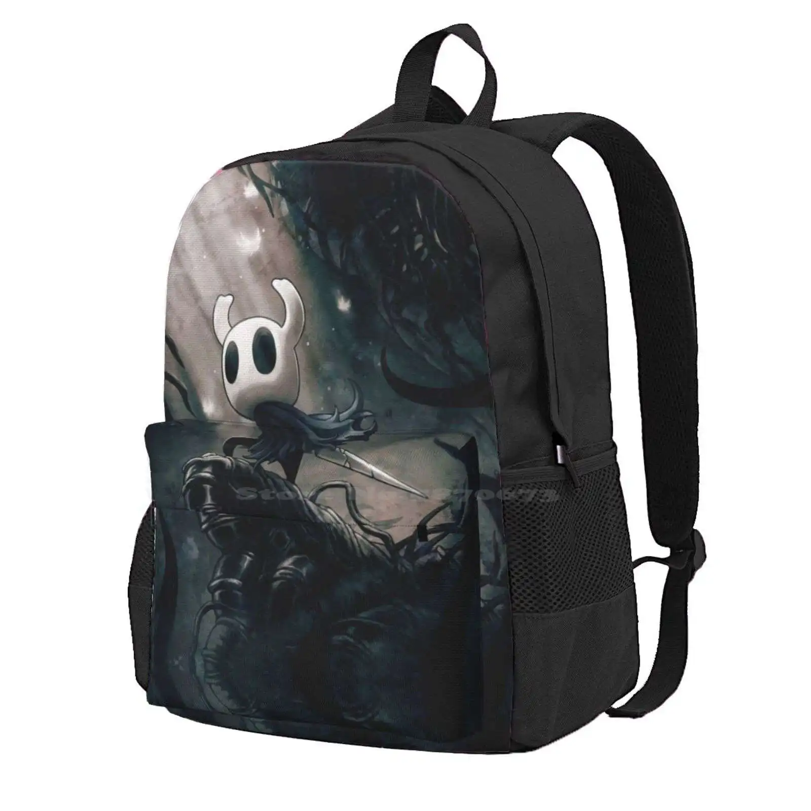 The Abyss Walker Hot Sale Schoolbag Backpack Fashion Bags Hollow Knight Hornet Indie Game Gamer Maps Gaming Map The Grimm Troupe