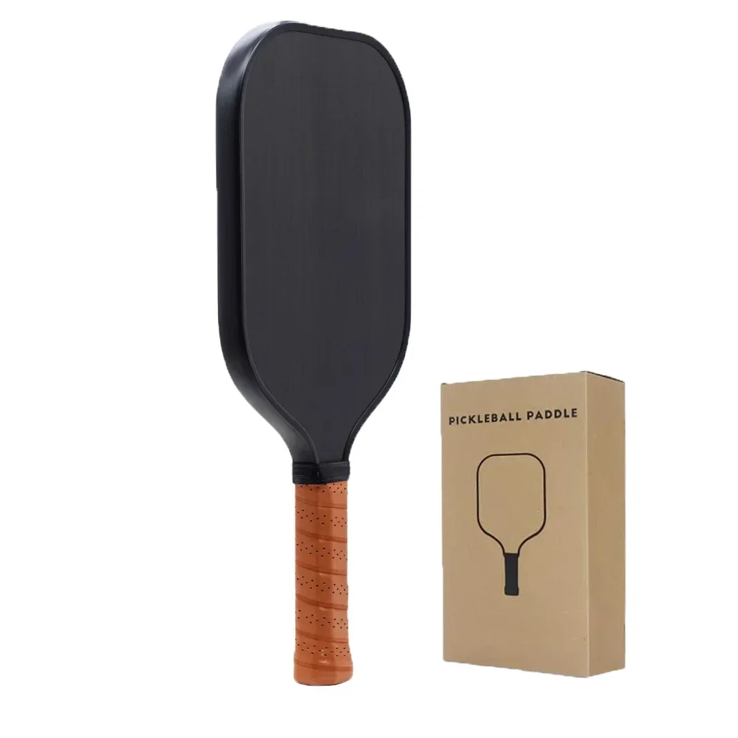 Logo High Quality High-End Box Packing Raw Carbon Fiber Pickle Ball Pickleball Paddle For Professional Players