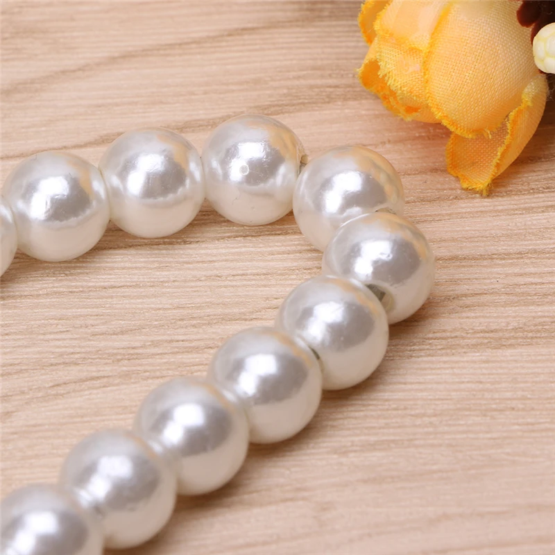 Fashion Plastic Pearl Bow Clothes Clothing Hanger For Kids Children Pet Dog for