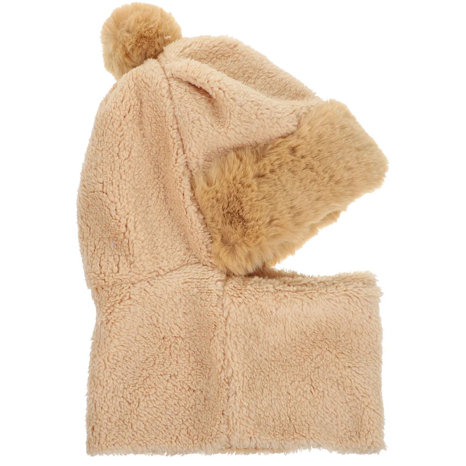 Winter Thermal Warm Hat for Women Protective Scarf Mask Knitted Beanie Outdoor Face Cover Headgear Beanie Hat Winter Headgear