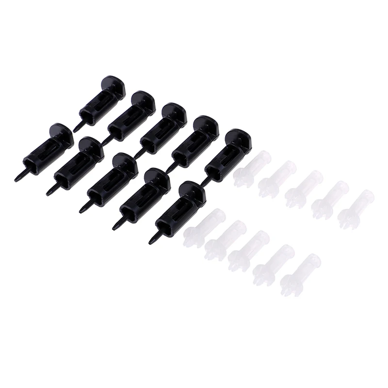 🌷10Pcs New 775 Cpu Heatsink Mount Pin Plastic Push Screw Cooler Cooling Fan Fastener For  Socket