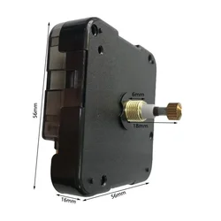 Wall Clock Mechanism Quartz Movement Big Clock Craft Clock I-axis Kits Repair Parts Replacement With Nuts With Washers 12888