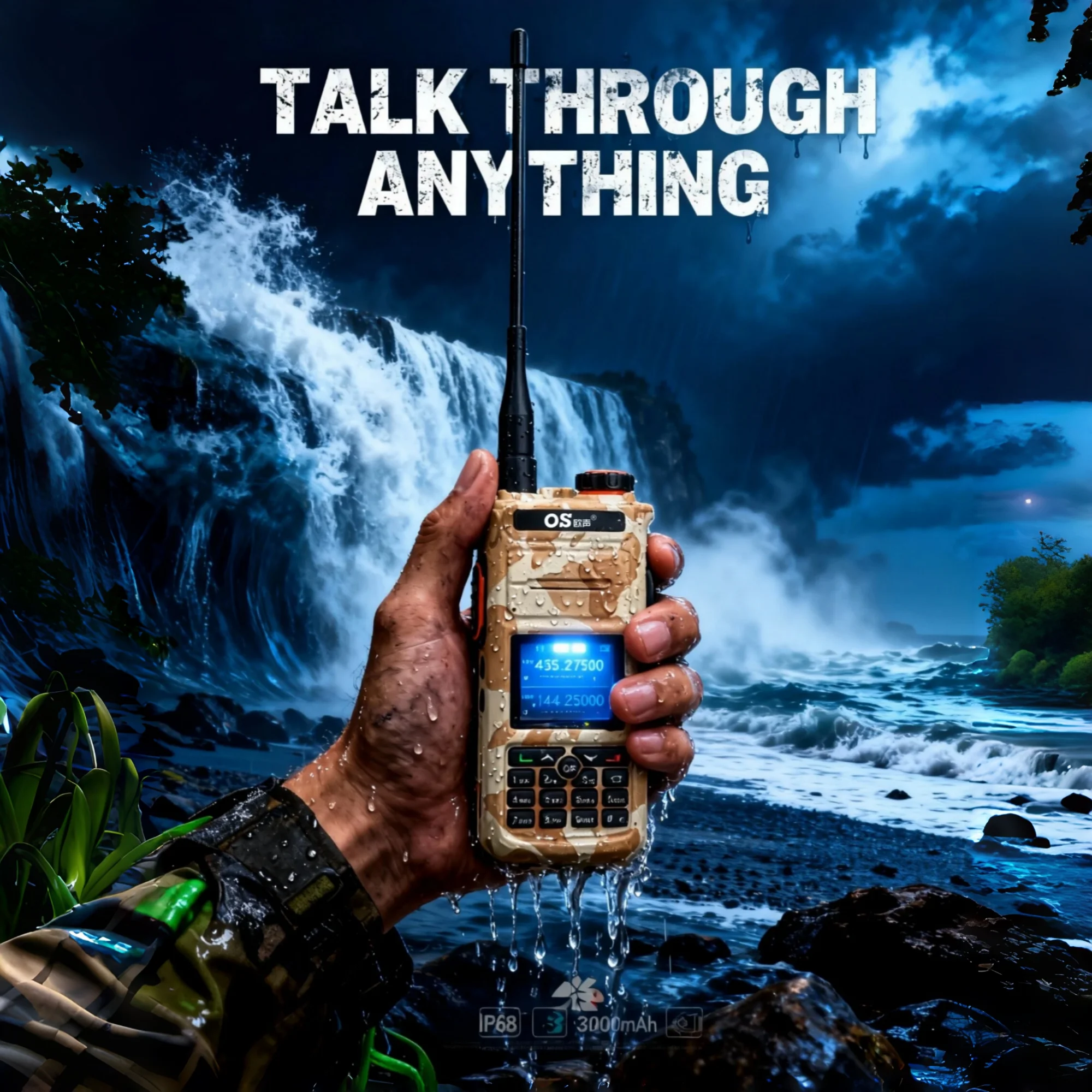 radio-bidireccional-uhf-y-vhf-con-clasificacion-ip68-bateria-de-3000-mah-pantalla-led-y-largo-alcance-ideal-para-aventuras-al-aire-libre
