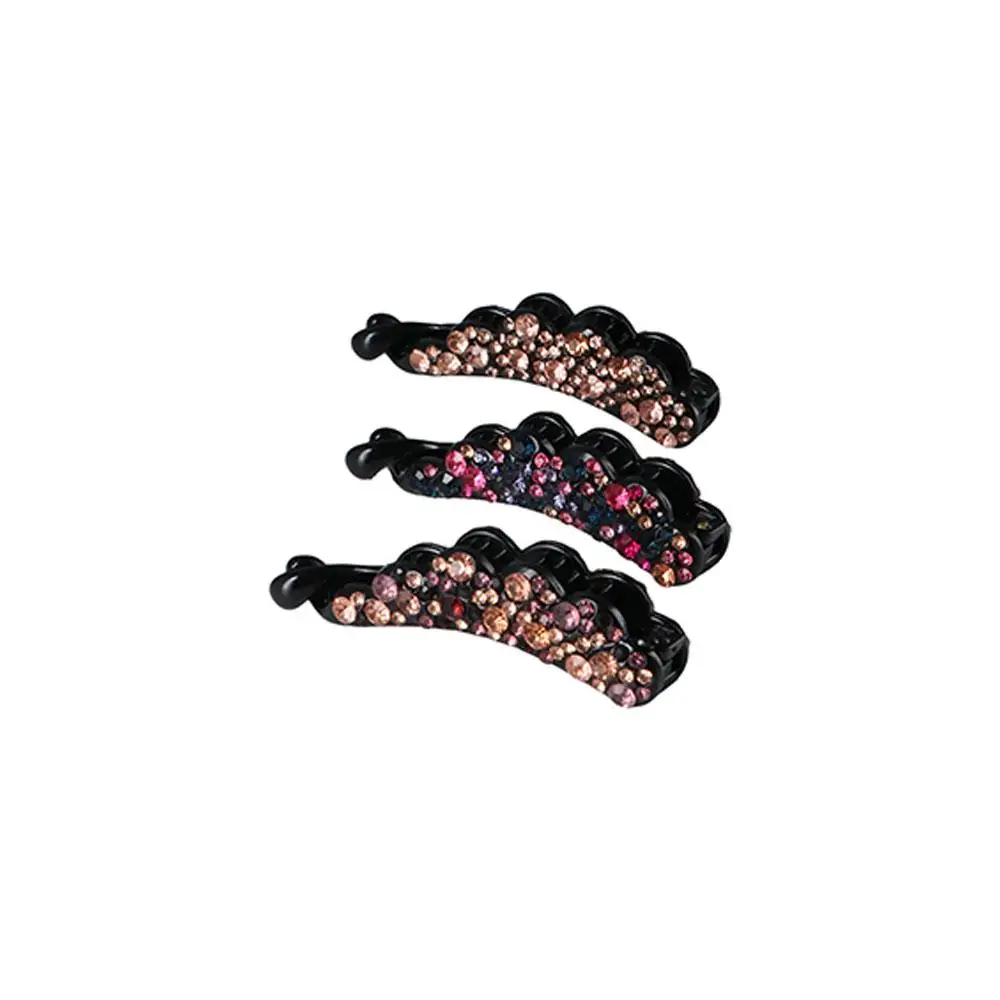 

Simple Hair Claw Vertical Clip Diamond For Girl For Women Hair Accessories Banana Clip Ponytail Holder Korean Style Hair Clip