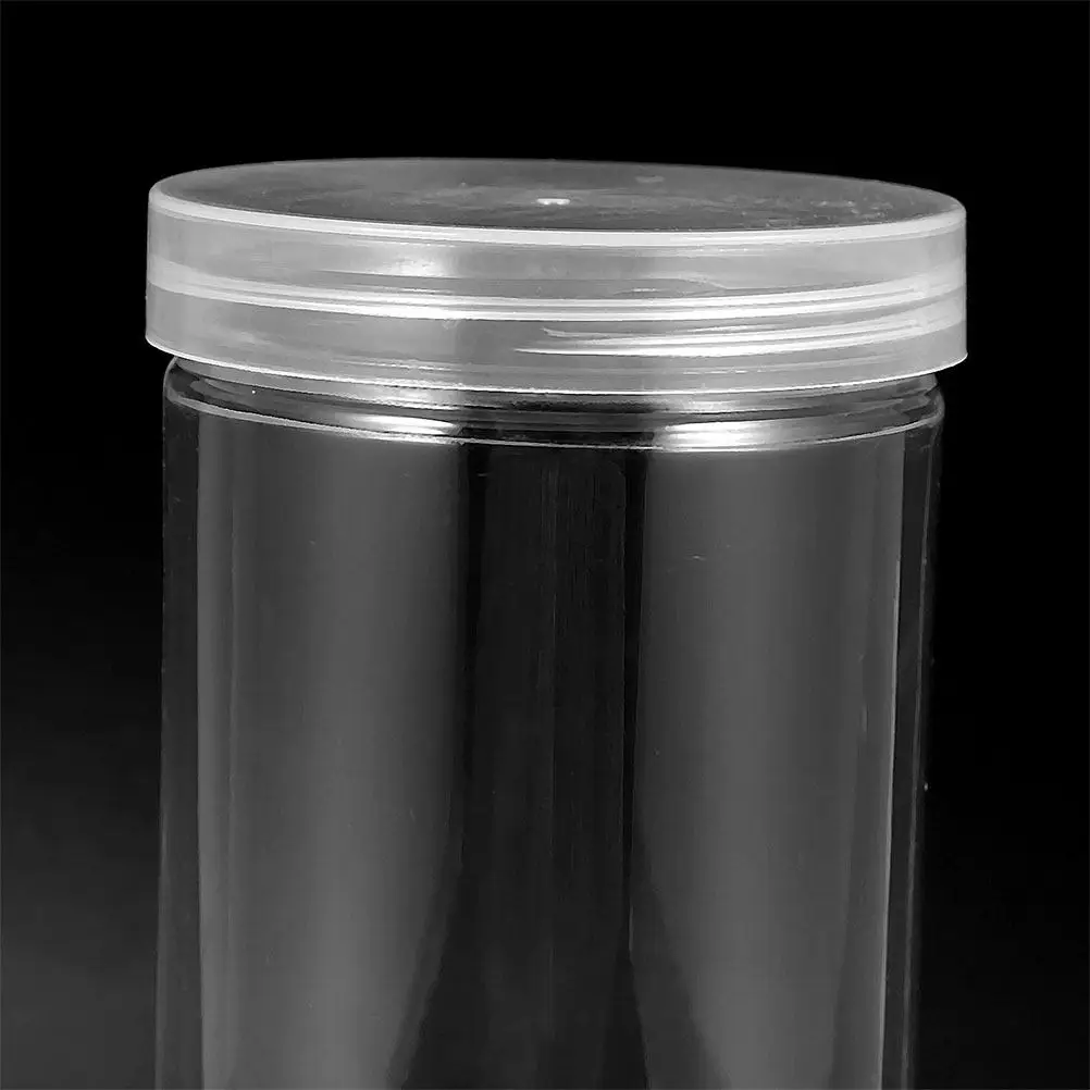 4Pcs Sturdy Transparent Plastic Pen Holder Modern Perforated Design Upright Pencil Storage Desktop Organizer School Office