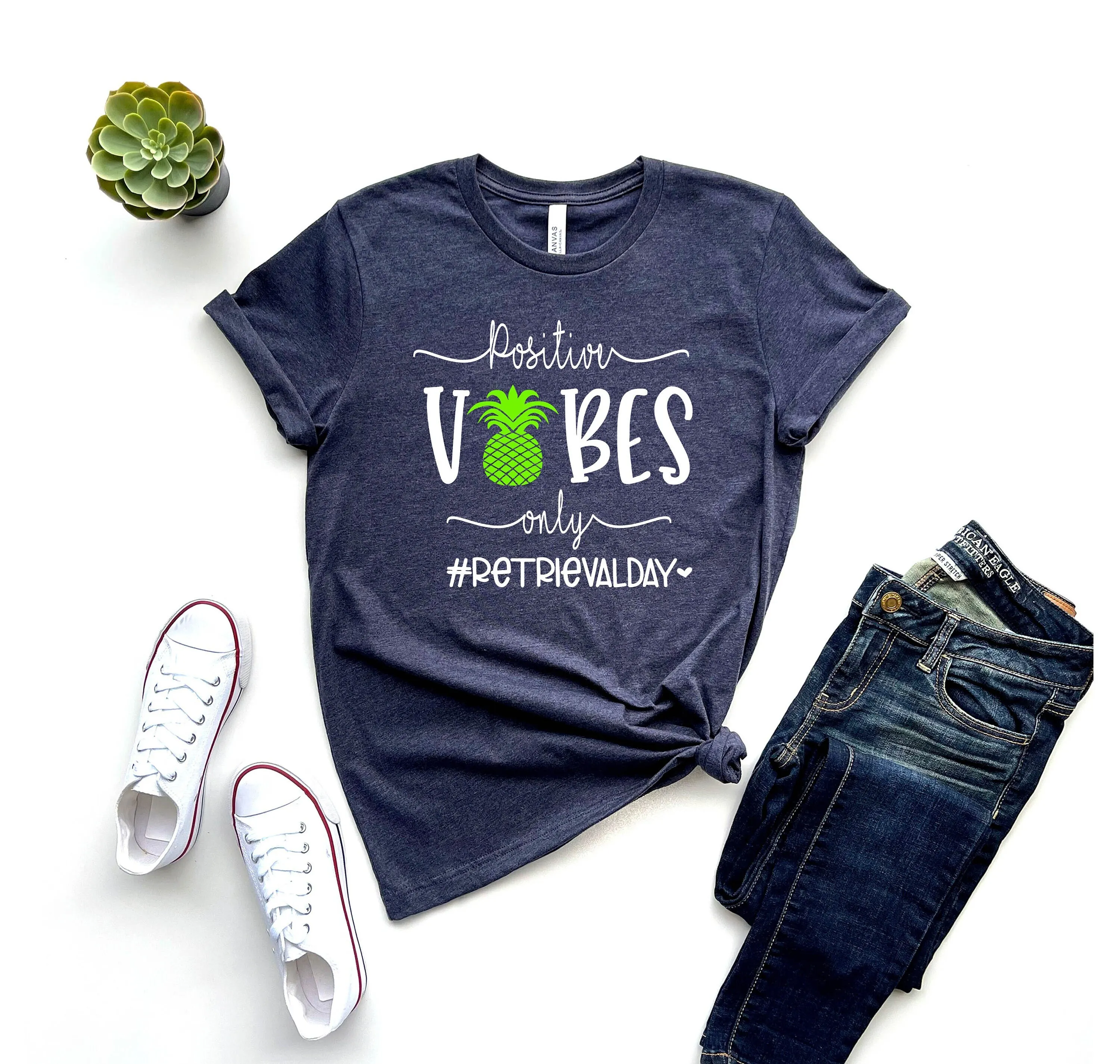 Positive Vibes Only T Shirt Ivf Transfer Day Infertility Women'S